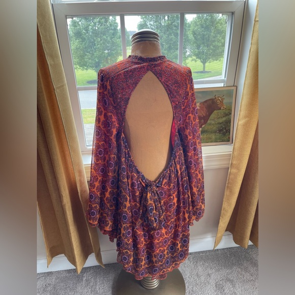 Free People Gabi Printed Tunic New Size Medium - Picture 7 of 11